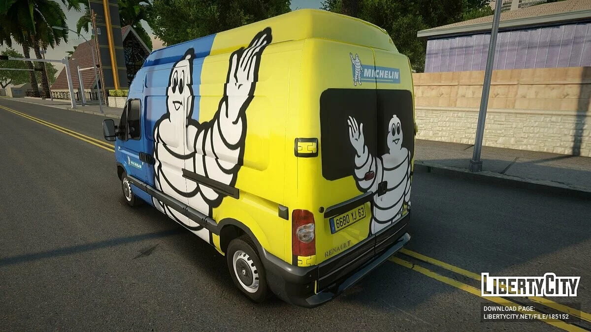 Renault Master Michelin / GTA San Andreas