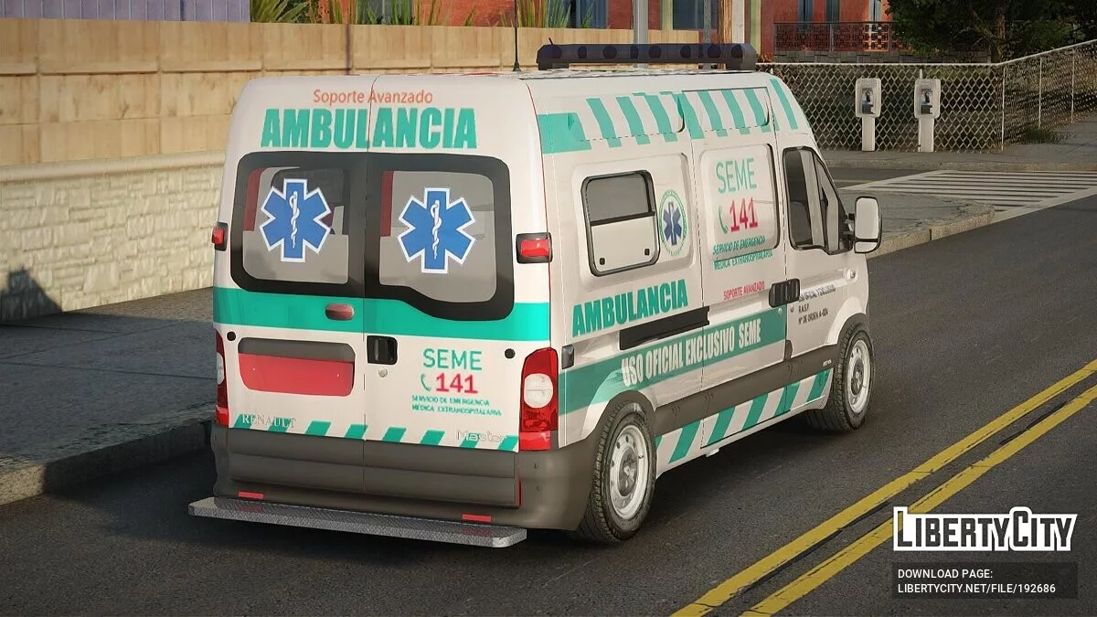 Renault Master - Paraguay Ambulance / GTA San Andreas