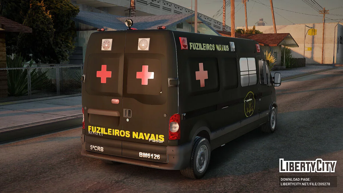 海军陆战队 Renault Master 救护车 / GTA San Andreas