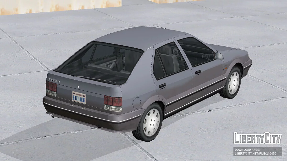 Renault 19 z 1991 roku / GTA San Andreas
