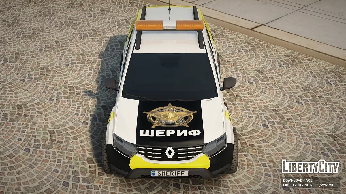 Renault Duster Holding des entreprises de sécurité «SHERIFF» / GTA San Andreas