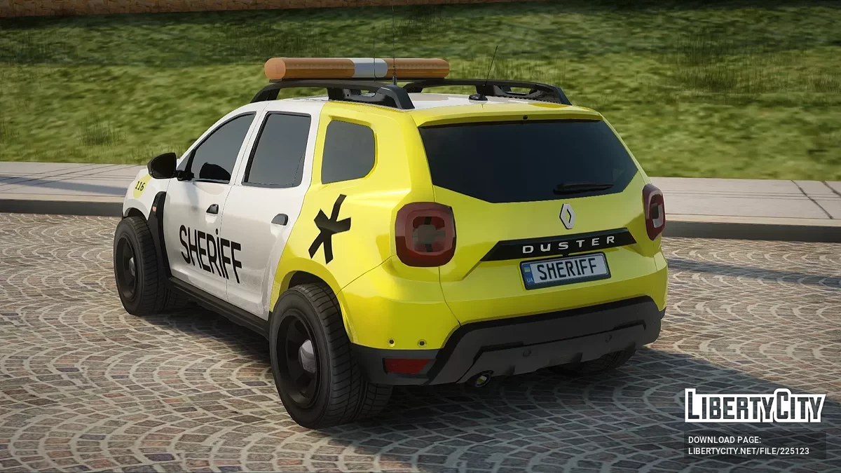 Renault Duster Holding des entreprises de sécurité «SHERIFF» / GTA San Andreas