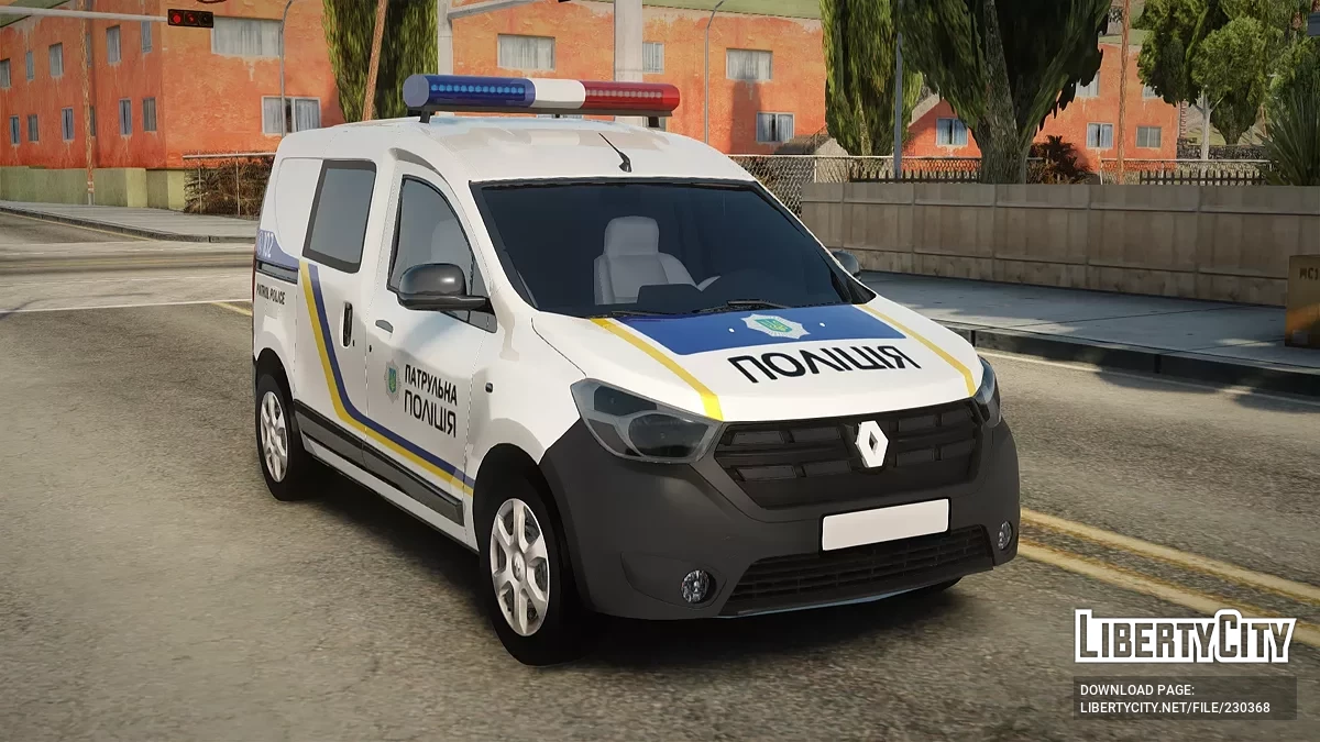 Renault Dokker Поліція України / GTA San Andreas