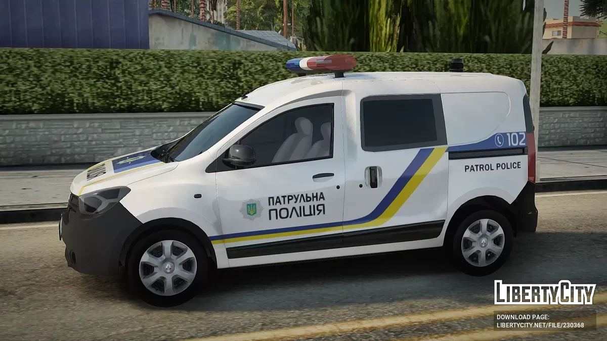 Renault Dokker Поліція України / GTA San Andreas