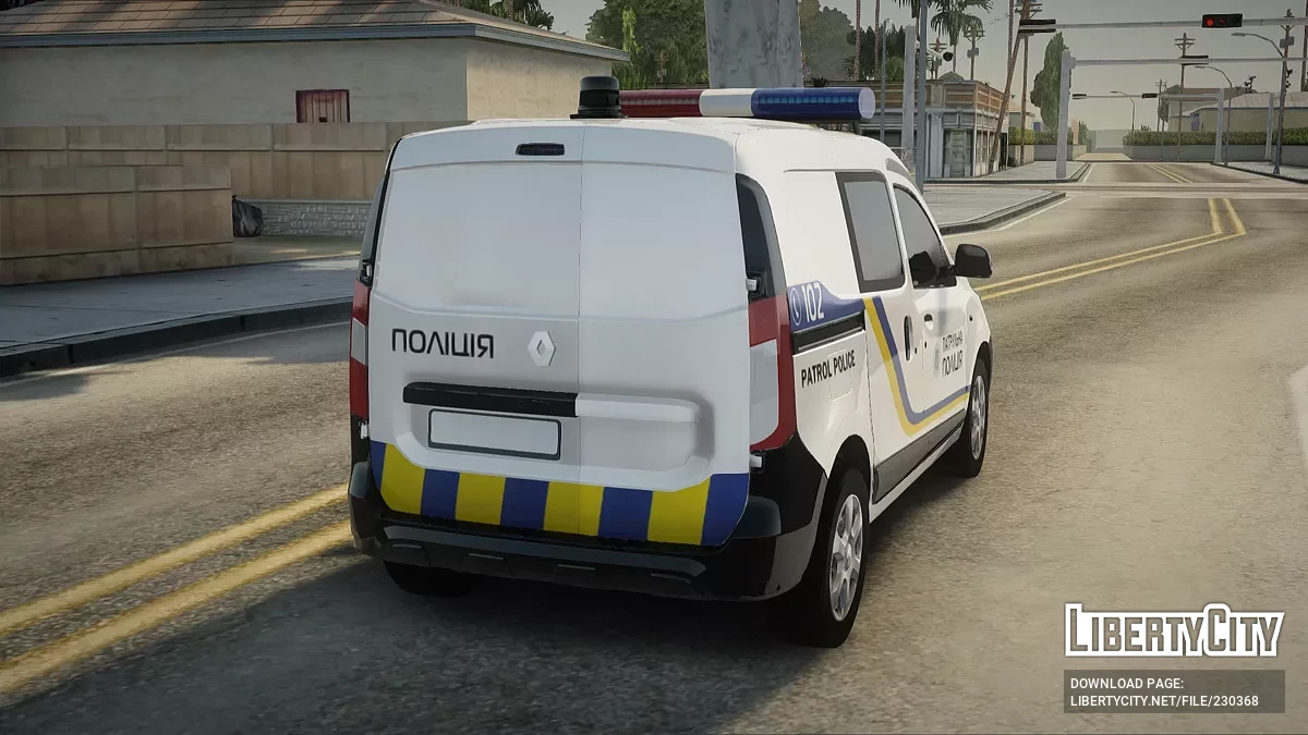 Renault Dokker Поліція України / GTA San Andreas