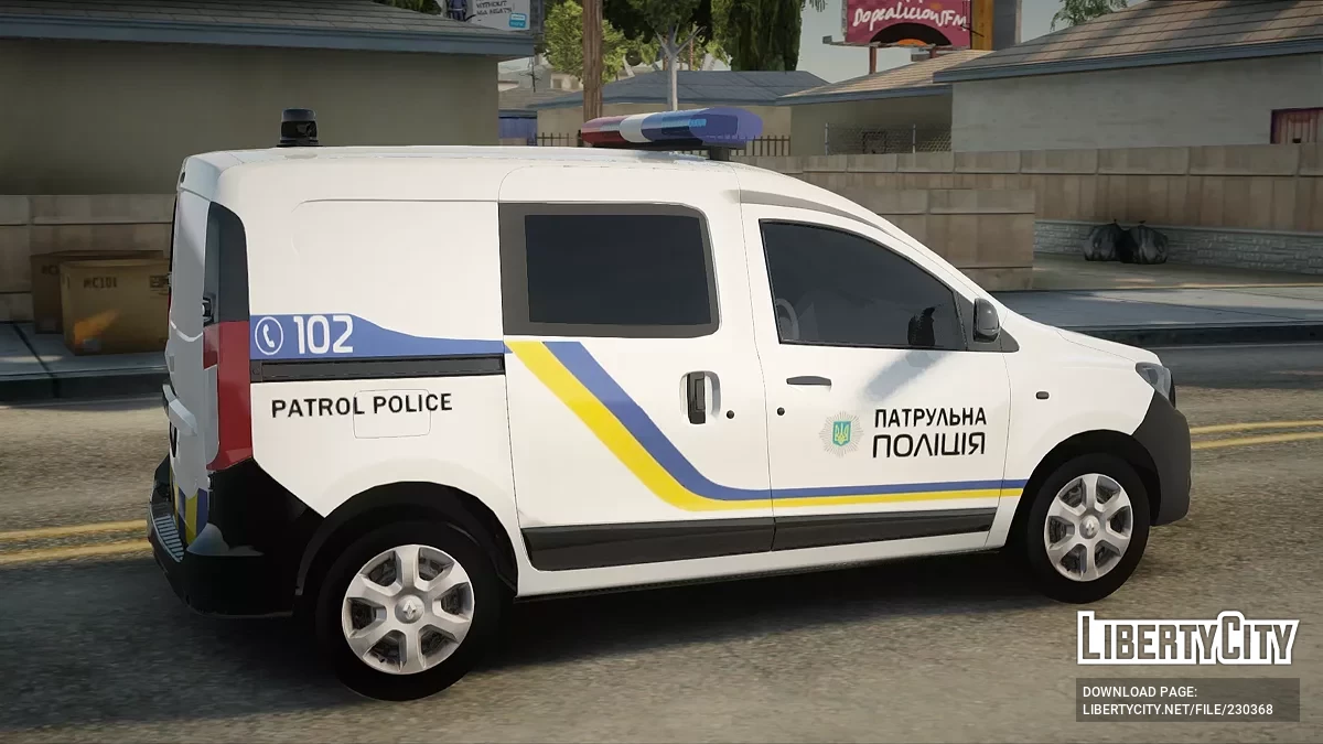 Renault Dokker Поліція України / GTA San Andreas