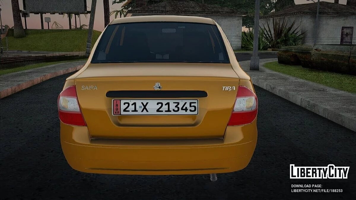 Saipa Tiba IVF Taxi Bagdad / GTA San Andreas
