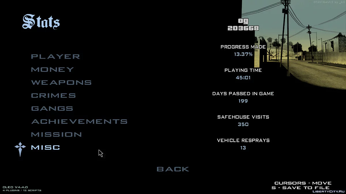 Salvamento de 4emp (SA) / GTA San Andreas