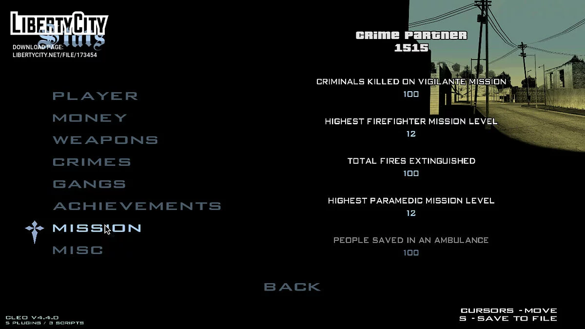 Starting Save Grand Theft Auto San Andreas / GTA San Andreas