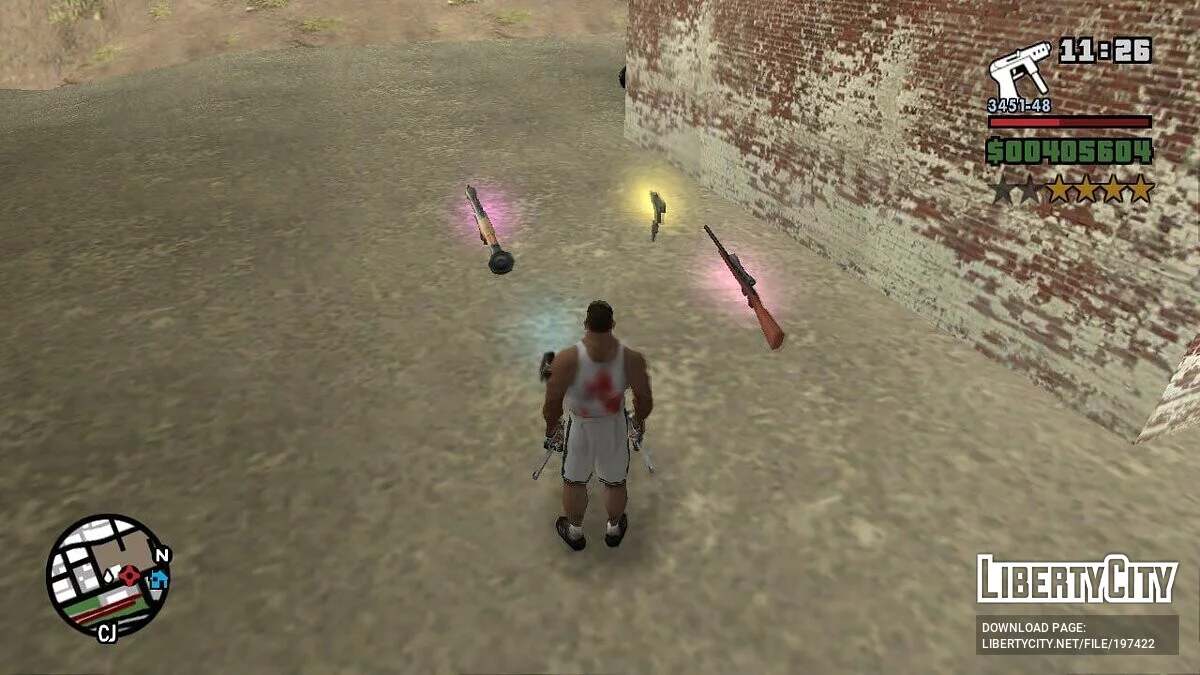 The Challenge Mod的起始保存 / GTA San Andreas