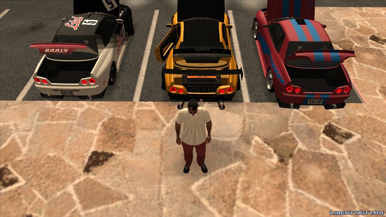 Attach Vehicle (grudar carros no Packer etc) para GTA San Andreas