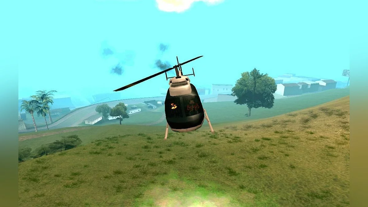 Вогонь з гелікоптера / GTA San Andreas