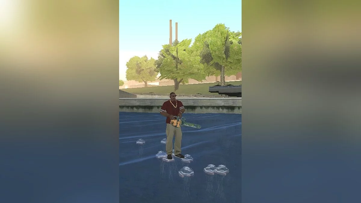 Ходить по воде / GTA San Andreas