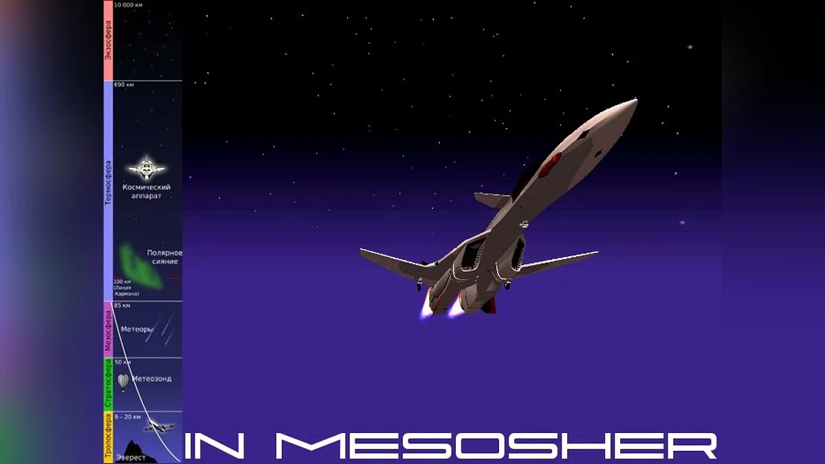 Flight into the mesosphere / GTA San Andreas