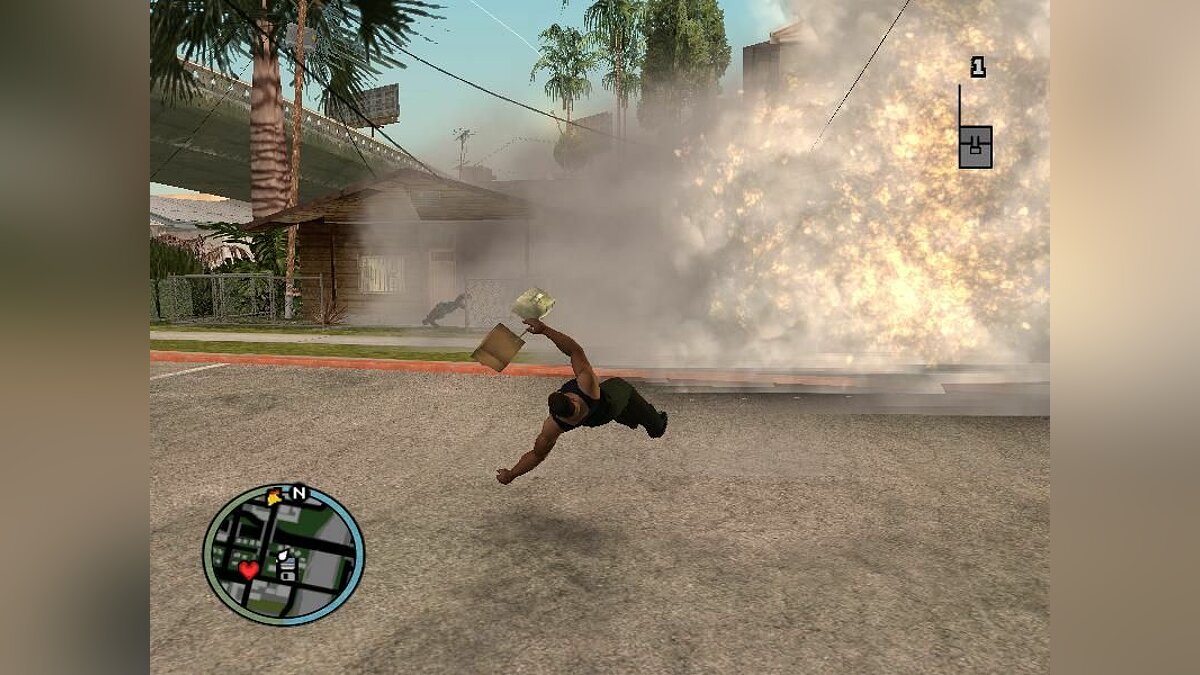 Download Explosion Reaction Mod for GTA San Andreas