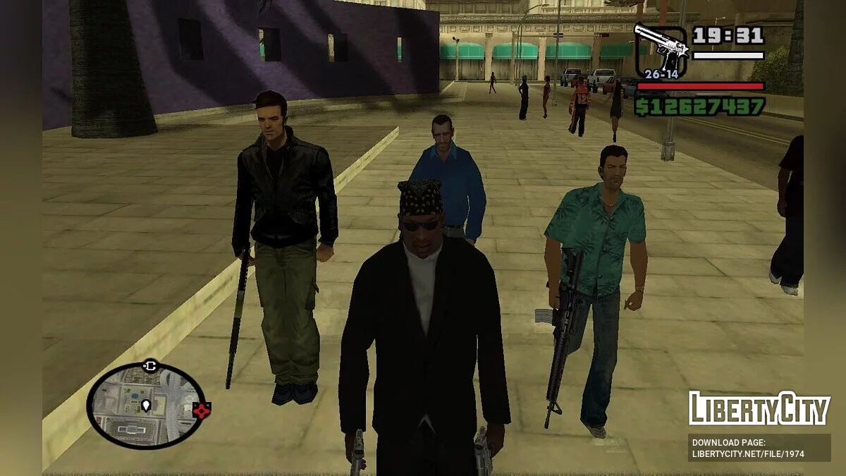 4 Королі v1.0 (Бригада) / GTA San Andreas