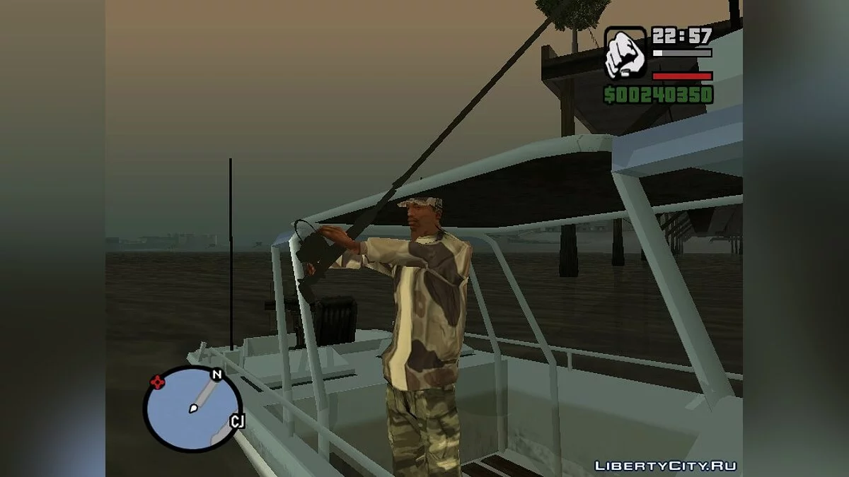 The present fishing mod V1 / GTA San Andreas