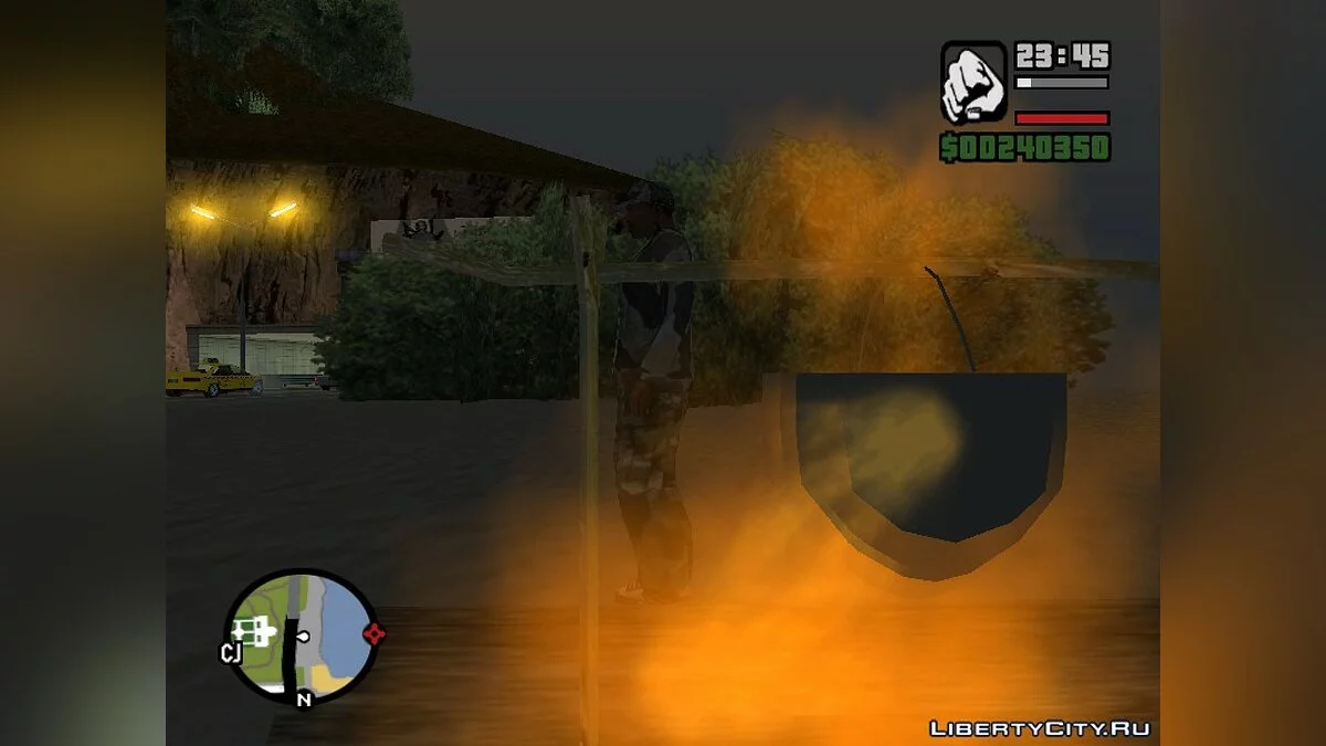 Сучасний мод для риболовлі V1 / GTA San Andreas