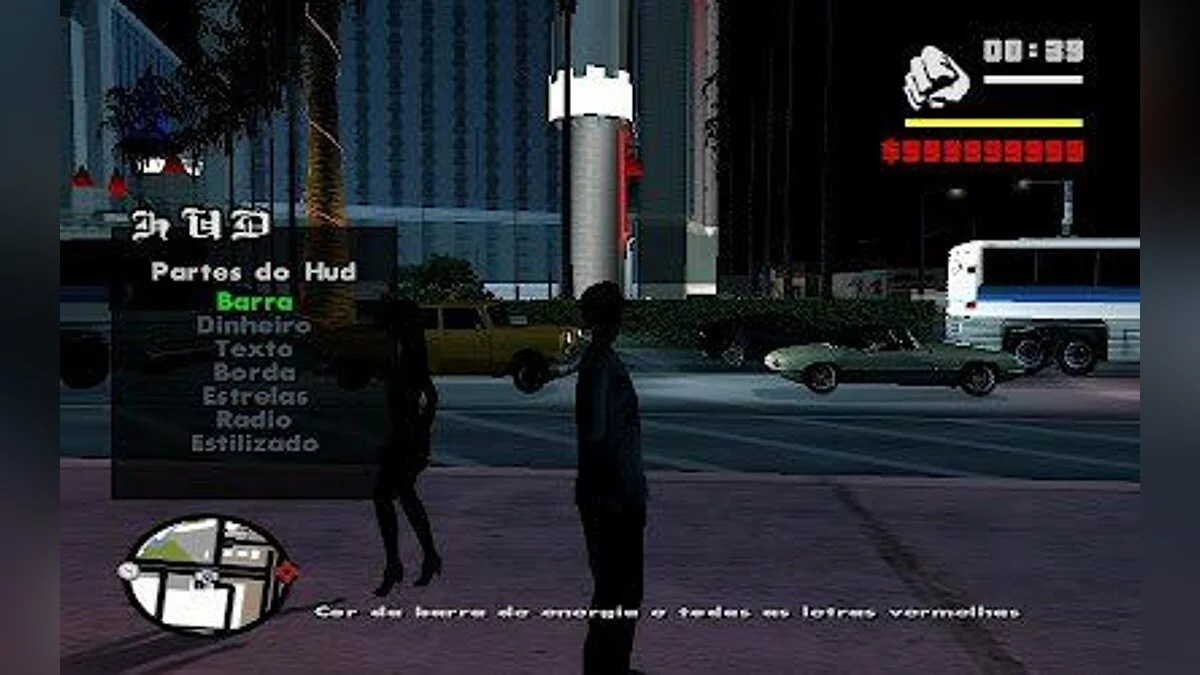 Зміна кольорів HUD / GTA San Andreas