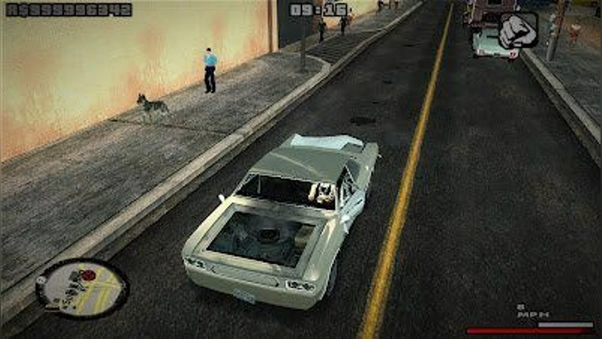 Fuite d'huile de voiture (fuite d'huile des voitures) / GTA San Andreas