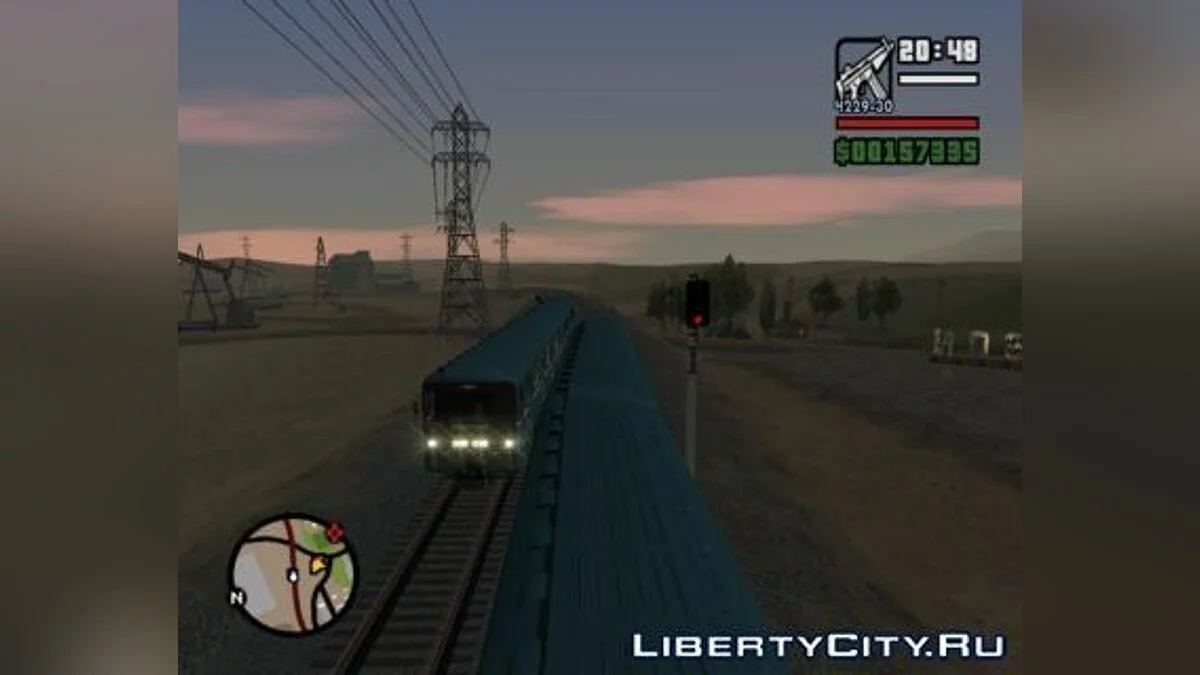 Correction de la caméra de train / GTA San Andreas