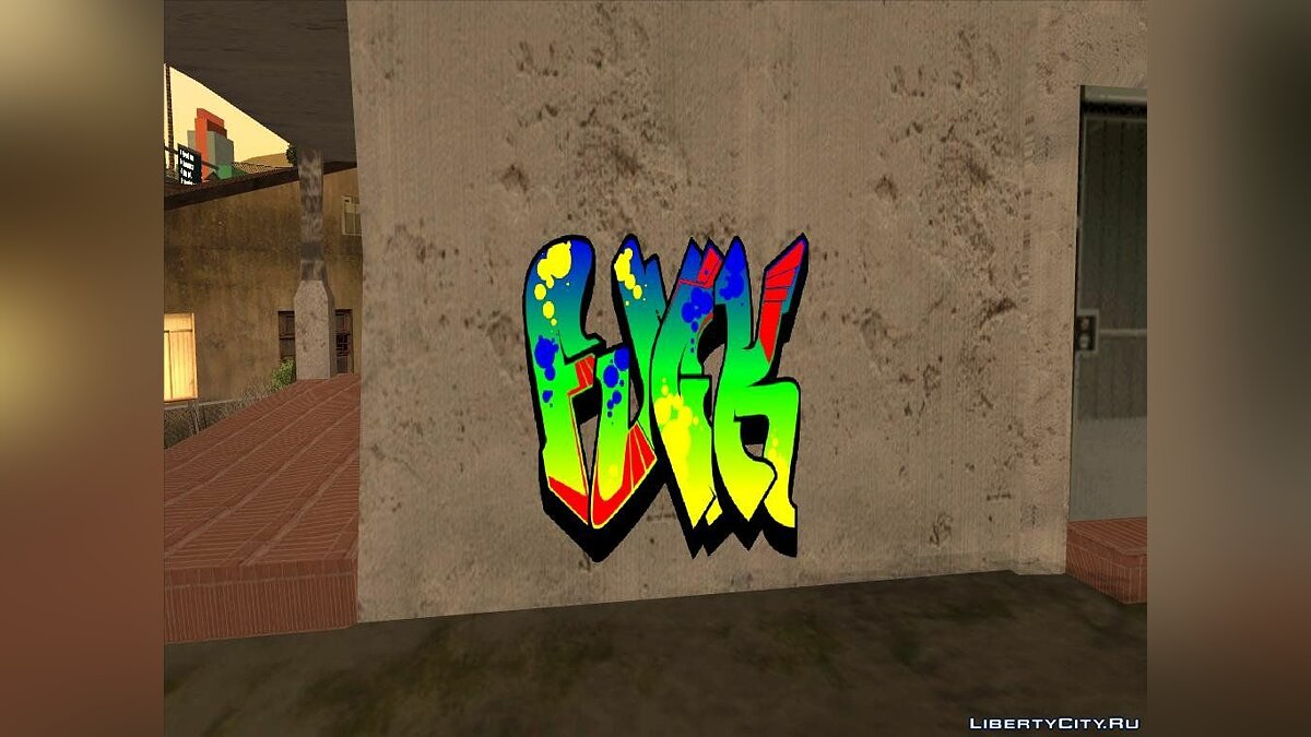 GTA San Andreas Gangster Spongebob Graffiti Mod 