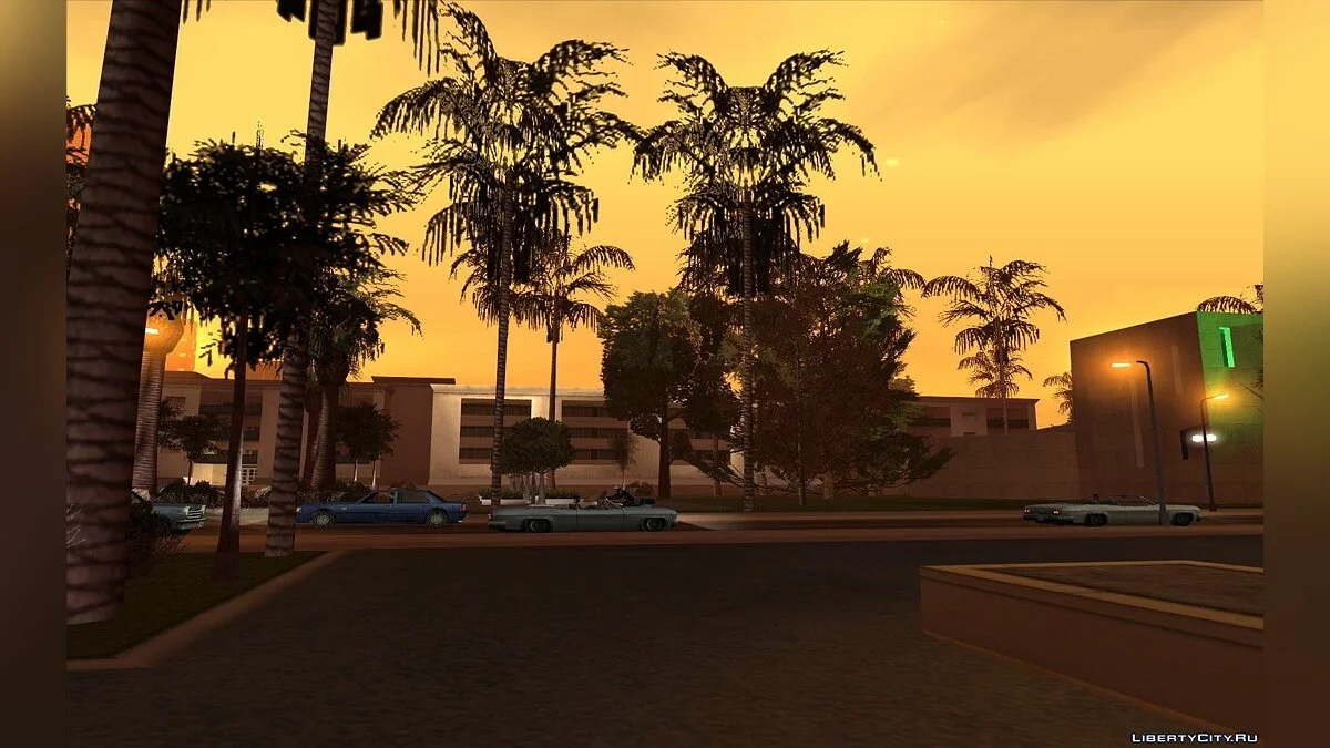Bus et taxis à la gare / GTA San Andreas