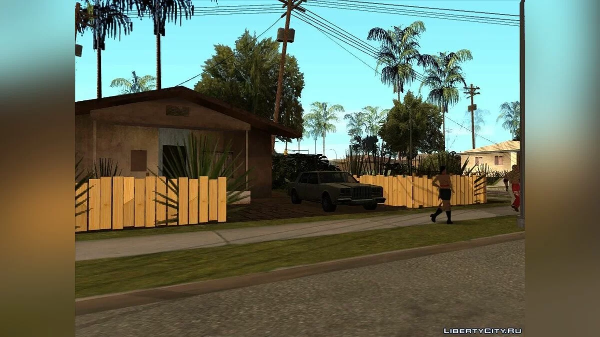 Véhicules garés sur Grove Street / GTA San Andreas