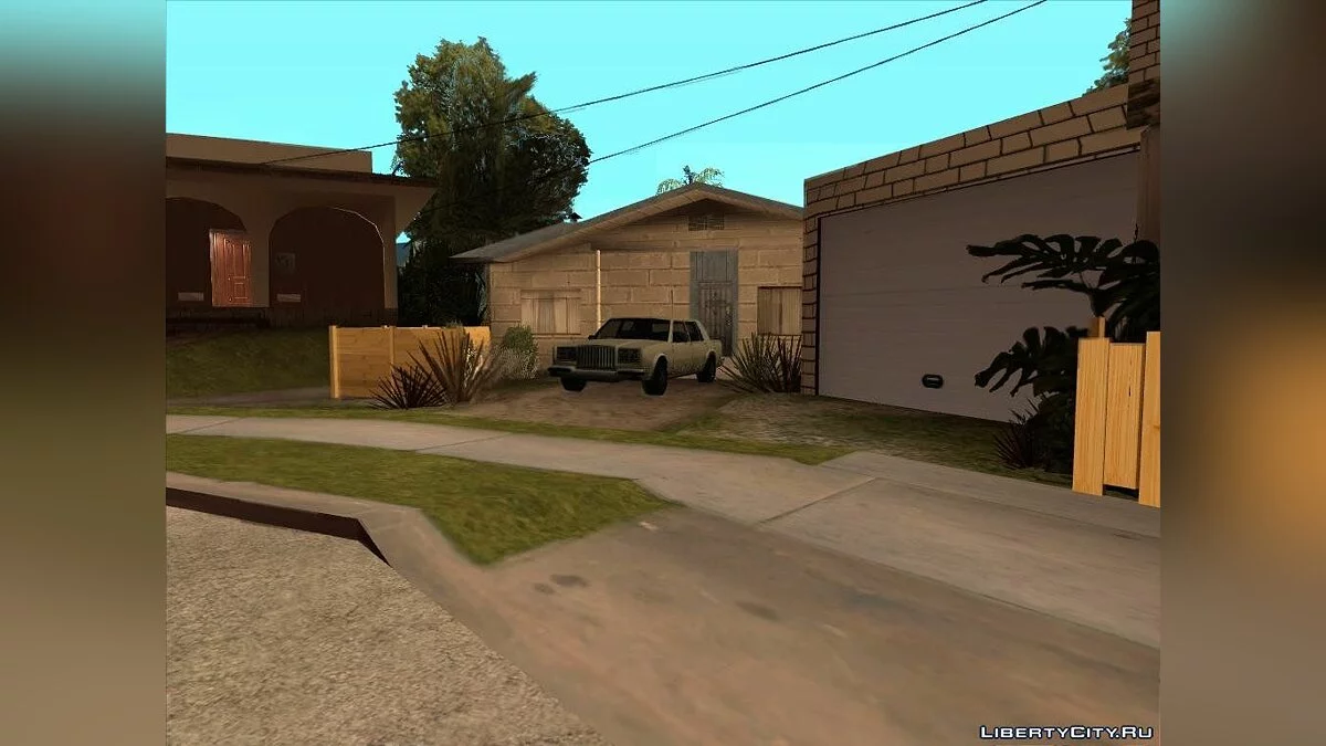 Véhicules garés sur Grove Street / GTA San Andreas
