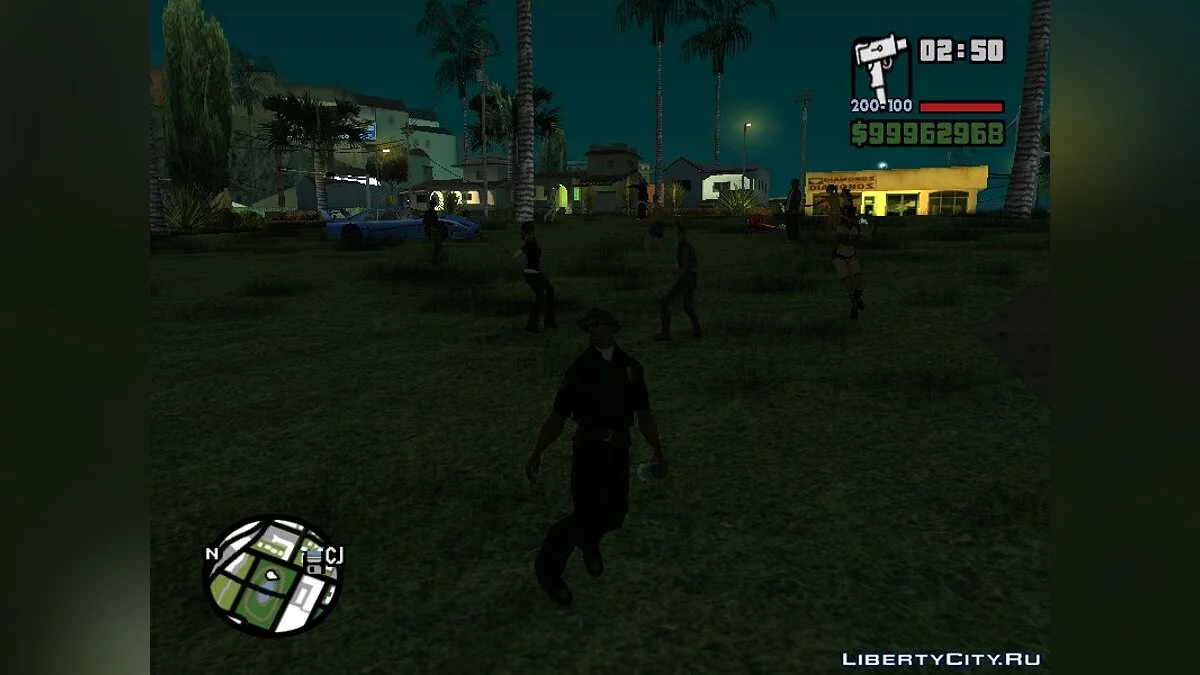 Вечірка в Глен парку v 1.0 / GTA San Andreas