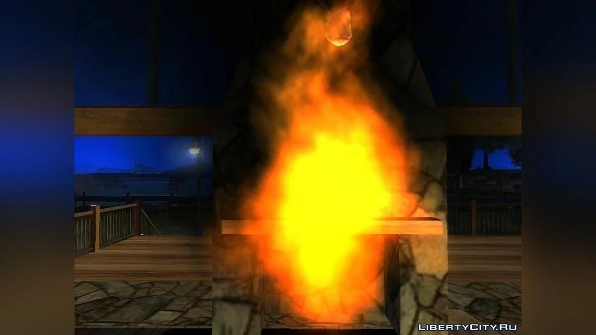 Fireplace in Toreno's House / GTA San Andreas