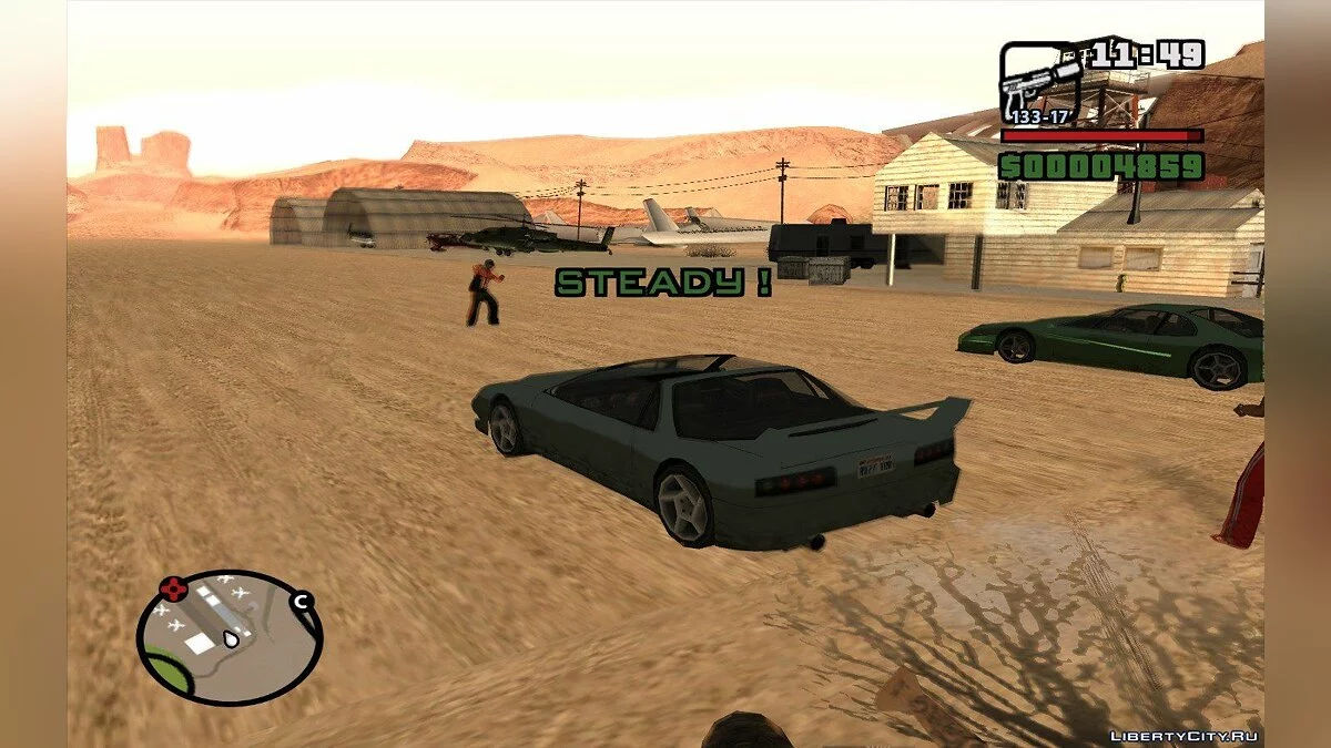 Course de Drag dans le Désert / GTA San Andreas