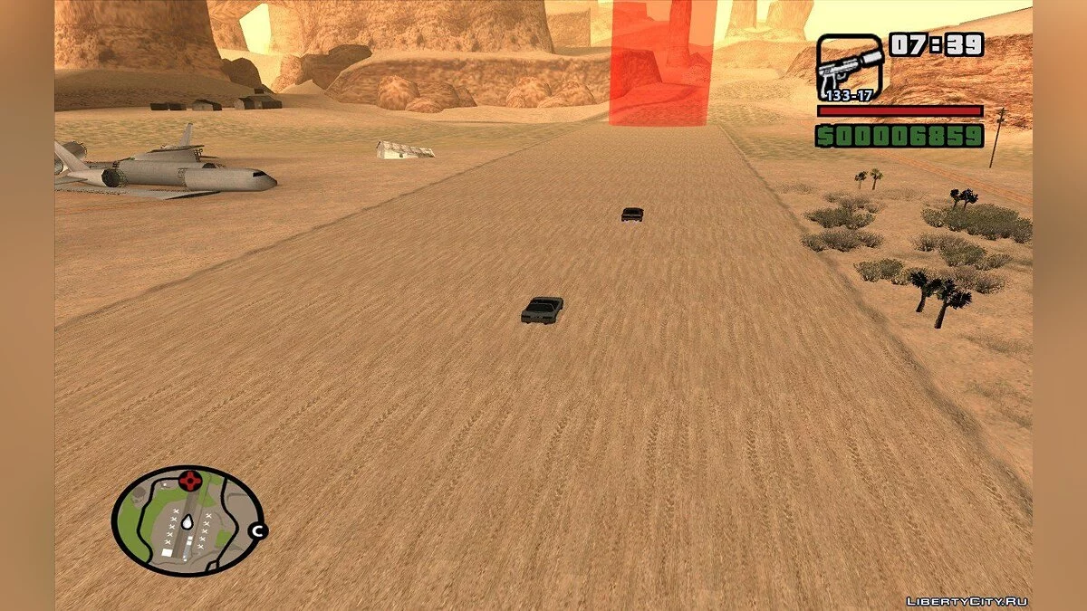 Course de Drag dans le Désert / GTA San Andreas