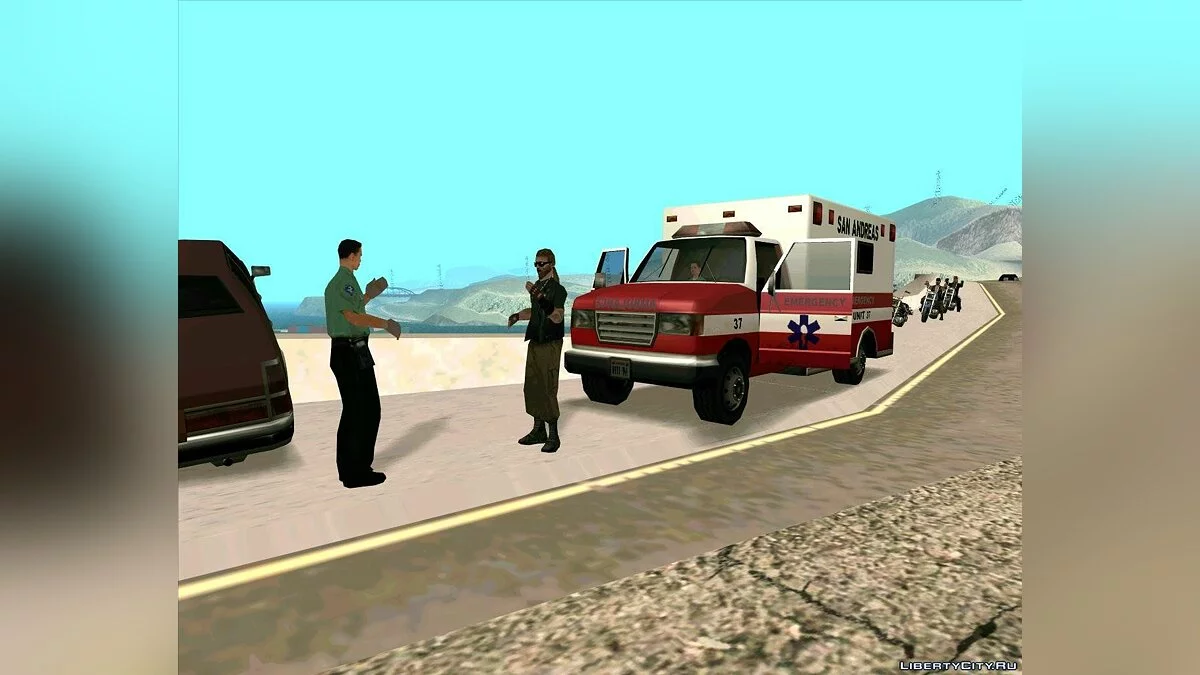 Accident on the Garver Bridge / GTA San Andreas