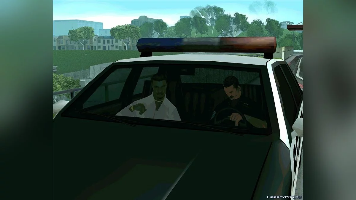 ГАІшник на мосту Гант / GTA San Andreas