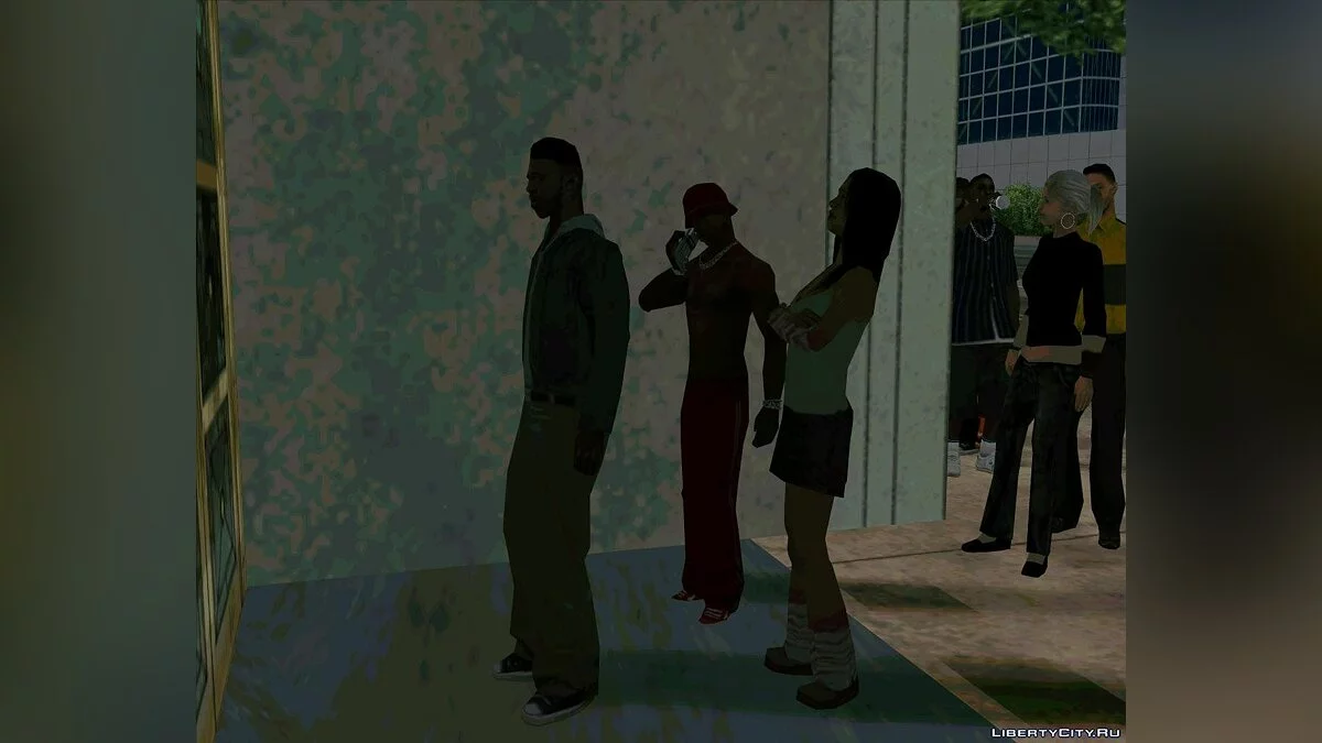 Queue Outside the Cinema / GTA San Andreas