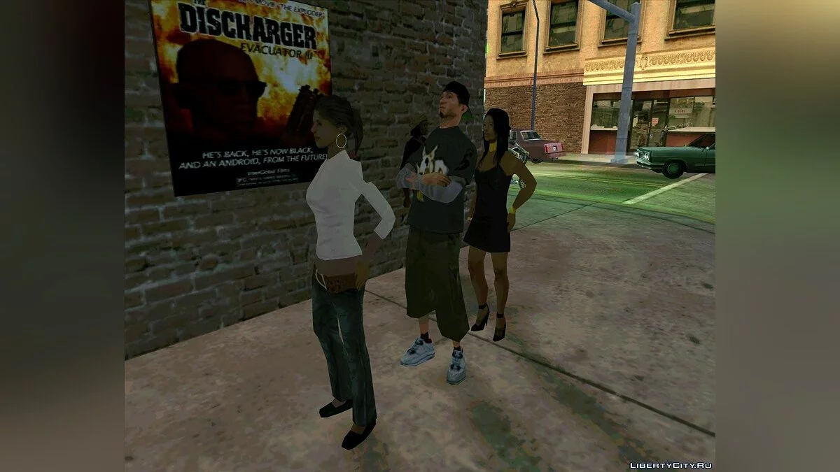 Queue Outside the Cinema / GTA San Andreas