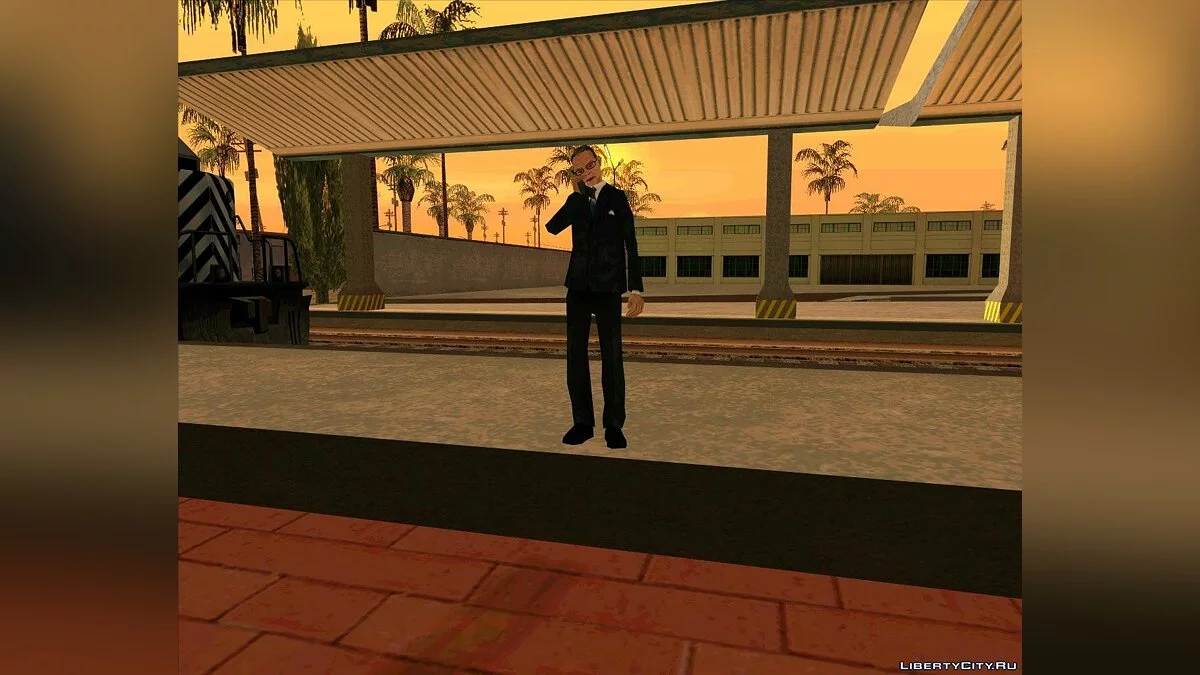 Оживлённый железнодорожный вокзал в Лос Сантосе / GTA San Andreas