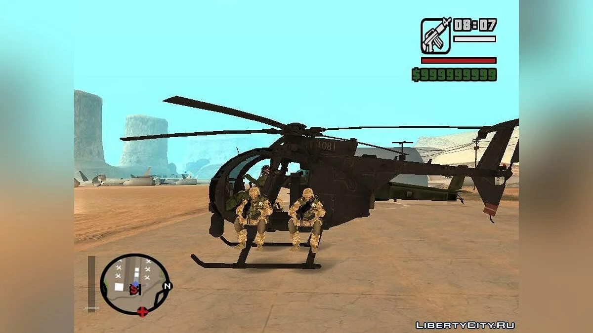 مود MH6 لنقل الركاب / جي تي إيه سان أندرياس
