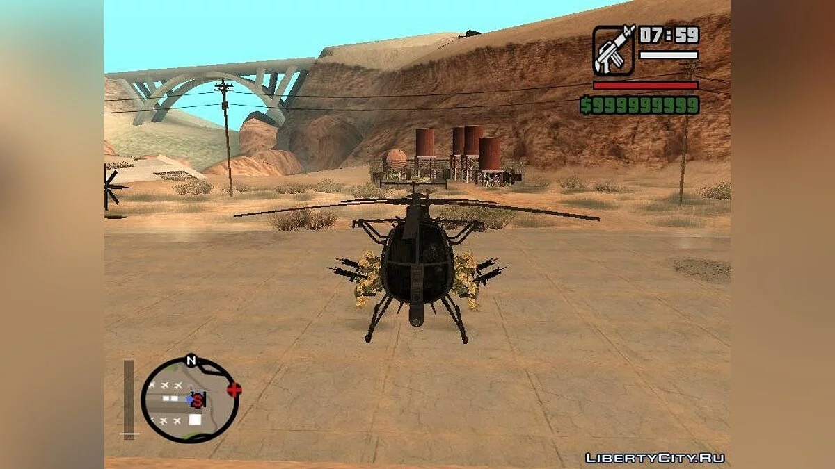 مود MH6 لنقل الركاب / جي تي إيه سان أندرياس