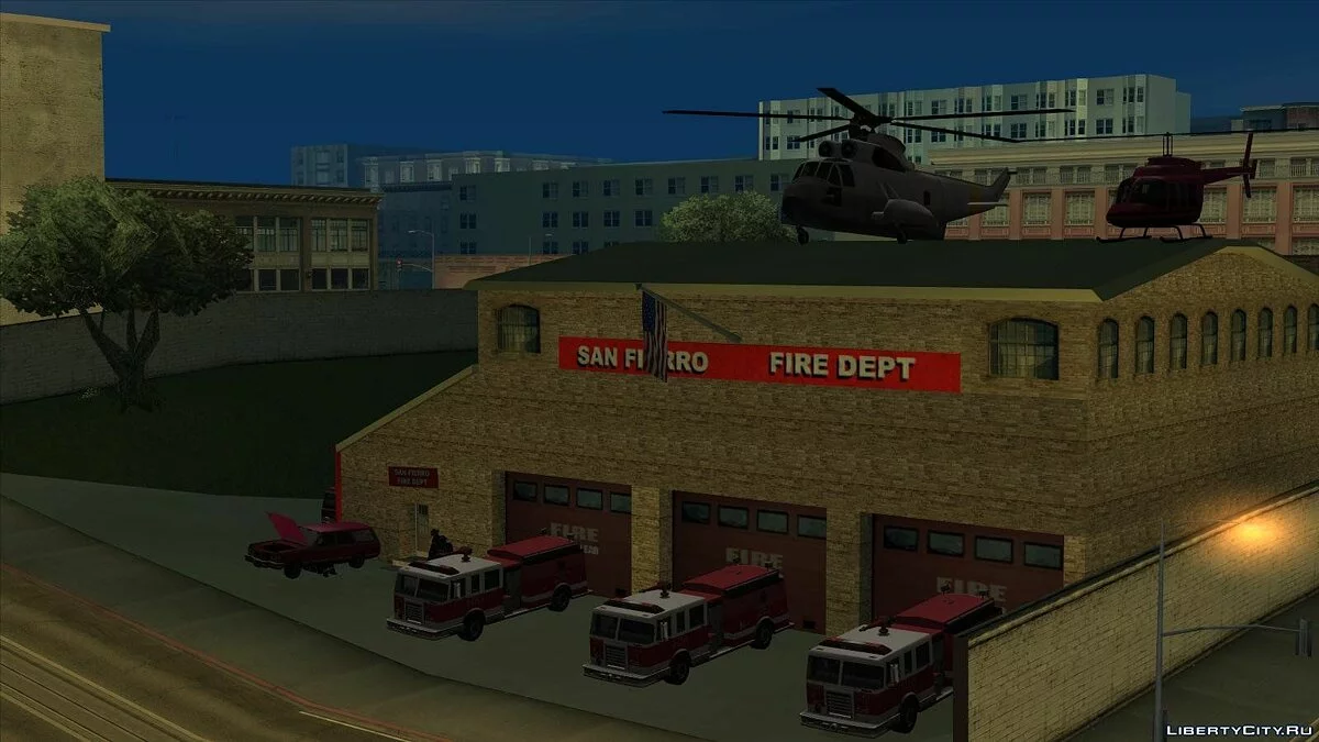 Оновлення пожежної частини в Сан-Фіерро V 2.0 Фінальна / GTA San Andreas