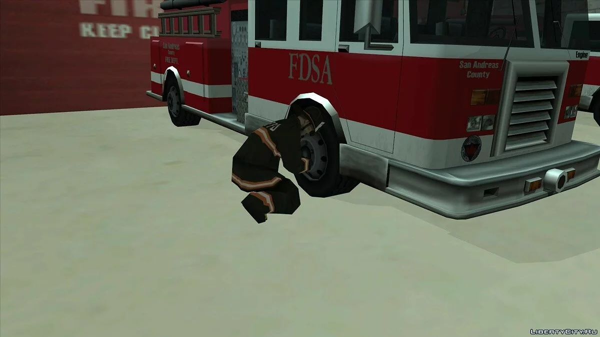 Un service d'incendie animé à San Fierro V1.0 / GTA San Andreas