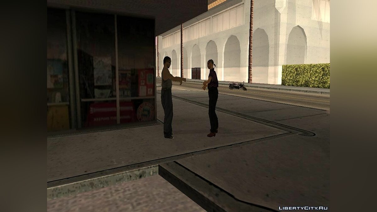 Download Busy gas station in Los Santos V 2.0 for GTA San Andreas