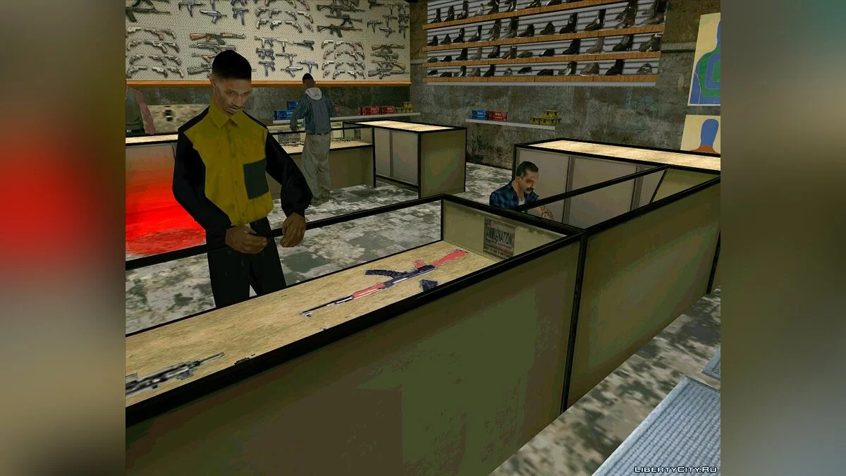 Lively Ammu-Nation Store in Willowfield / GTA San Andreas