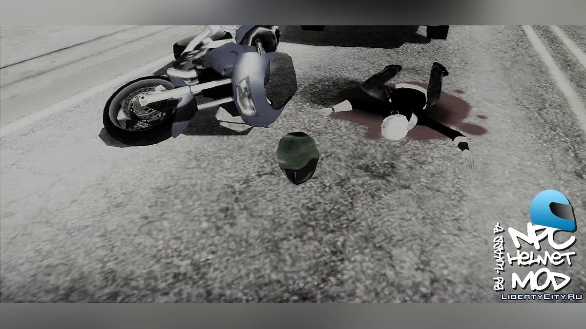 NPC Helmet Mod v1.0 / GTA San Andreas