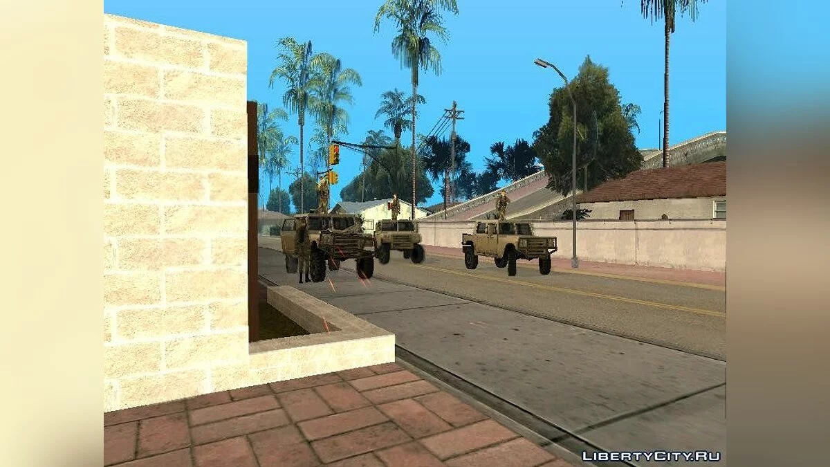 Військові VS CJ / GTA San Andreas