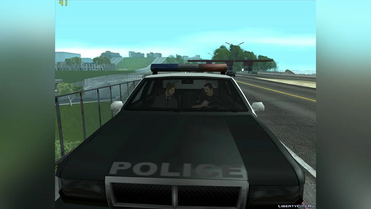 ГАІшник на мосту Гант v3 / GTA San Andreas