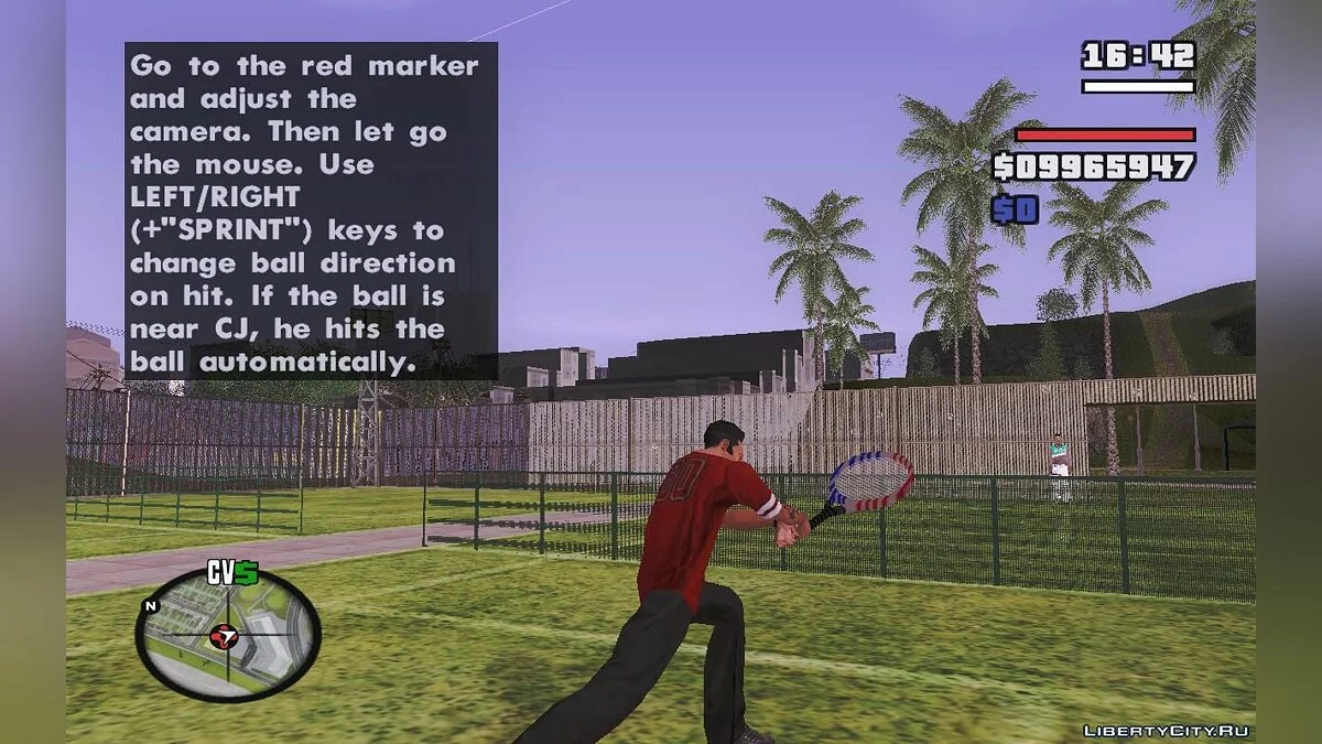 Теніс у Сан Андреас / GTA San Andreas