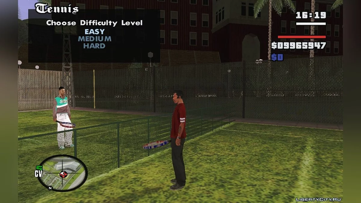 Теніс у Сан Андреас / GTA San Andreas