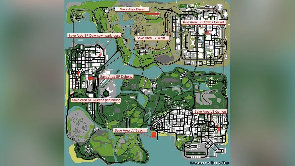SAVE 256 Autos / GTA San Andreas